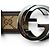 Gucci Unisex-Gürtel mit GG-Schnalle Braun Beige - Ansicht 4