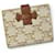 Triomphe Céline Celine Bi-Fold Wallet in Ivory and Brown Cream  - view 3