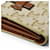 Triomphe Céline Celine Bi-Fold Wallet in Ivory and Brown Cream  - view 7