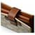 Triomphe Céline Celine Bi-Fold Wallet in Ivory and Brown Cream  - view 8