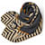Zucca Sciarpa in seta Fendi beige e nera Nero - vista 5