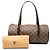 Louis Vuitton Marrone Damier Ebene Papillon 30 - vista 8