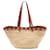 Céline Celine Beige Large Raffia Classic Studded Panier Tote