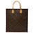 Louis Vuitton Sac Plat Monogram Braun