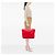 Borsa da viaggio Gucci in tela GG rossa Rosso - vista 6
