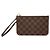 Louis Vuitton Damier Ebene Braun Neverfull PM Pouch