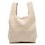 Tote in spugna bianco Bottega Veneta Crudo