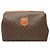 Céline Celine Brown Macadam Coated Canvas Pouch