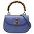 Gucci Pelle granulata viola Bamboo Night Porpora