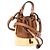 Collana con pendente borsa balloon in pelle marrone LOEWE