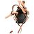Collana con pendente borsa balloon in pelle marrone LOEWE - vista 4