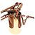 Collana con pendente borsa balloon in pelle marrone LOEWE - vista 5