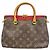 Borsa Louis Vuitton Monogram Pallas BB Marrone Fuschia