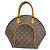 Louis Vuitton Monogram Ellipse MM Handtasche Braun