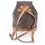 Zaino/Borsa Louis Vuitton Monogram Montsouris MM Marrone Bianco Monogramma - vista 3