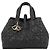 Borsa in pelle Christian Dior Macro Cannage Toujours Medium Nero