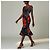 Dolce & Gabbana Blumenkleid mit Rüschensaum Schwarz Rot - Ansicht 3
