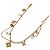 Collier Louis Vuitton plaqué or Doré