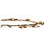 Collier Louis Vuitton plaqué or Doré - vue 4