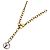 Collier Louis Vuitton plaqué or Doré - vue 6