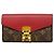 Louis Vuitton Monogram Portefeuille Pallas Long Wallet Marrone Fuschia
