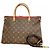 Borsa Louis Vuitton Monogram Pallas Marrone Fuschia