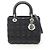 Borsa Christian Dior Lady Dior Medium Nero
