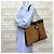 Borsa Tote Gucci Raja in Scamosciato e Pelle Marrone Nero - vista 2