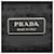 Borsa a tracolla messenger con placca logo Triangle Prada Nero - vista 11