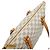 Borsa Tote Louis Vuitton Damier Azur Totally PM Bianco - vista 8