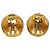 Orecchini a clip Chanel Coco Mark Motif Fiore D'oro - vista 3