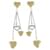 Tiffany & Co Orecchini Tiffany Multi Heart Drop D'oro  - vista 1