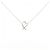 Tiffany & Co Mini collana Tiffany Loving Heart Argento