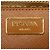 Borsa Prada Galleria Large Triangle Logo Plate Marrone Giallo - vista 9