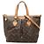 Borsa Louis Vuitton Monogram Palermo PM Marrone