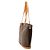 Borsa Tote Louis Vuitton Monogram Babylon Marrone - vista 2