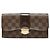 Cartera larga Louis Vuitton Damier Sistina Castaño