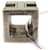 Hermès Colar Hermes H Cube Cage d'H em metal e esmalte Prata Fora de branco  - vista 6