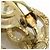 Orecchini a clip Chanel Oro e Bianco D'oro - vista 10