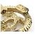 Orecchini a clip Chanel Oro e Bianco D'oro - vista 12