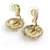 Orecchini a clip Chanel Oro e Bianco D'oro - vista 5