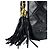 Borsa a tracolla Chanel in pelle nera Nero - vista 11