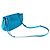 Borsa a tracolla in pelle Intrecciato blu Bottega Veneta - vista 10