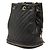 Borsa a Spalla Chanel Chevron V-stitch Coco Mark Chain Nero - vista 2