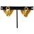 Timeless Orecchini Chanel Heart Coco Mark Argento - vista 2