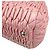 Borsa in pelle nappa matelassé Miu Miu Rosa - vista 7