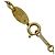 Collana tonda con logo Coco di Chanel D'oro - vista 4