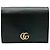 Portafoglio compatto bi-fold Gucci Nero
