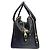 Borsa Louis Vuitton Monogram Empreinte Mare MM Nero - vista 4