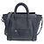Céline Borsa a tracolla CELINE Luggage Nano Shopper in pelle nera Nero